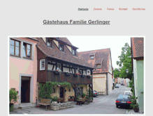 Tablet Screenshot of pension-gerlinger.de